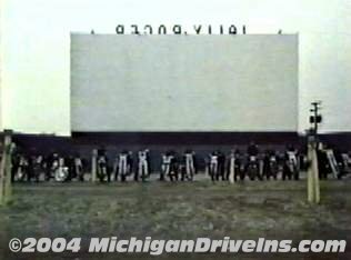 Jolly Roger Drive-In Theatre - Scenes From 1976 Movie Northville Cemetery Massacre